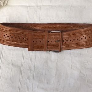 Leather belt